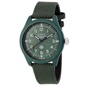 NWT Authentic Timex Expedition Traprock Green Dial Men's Watch